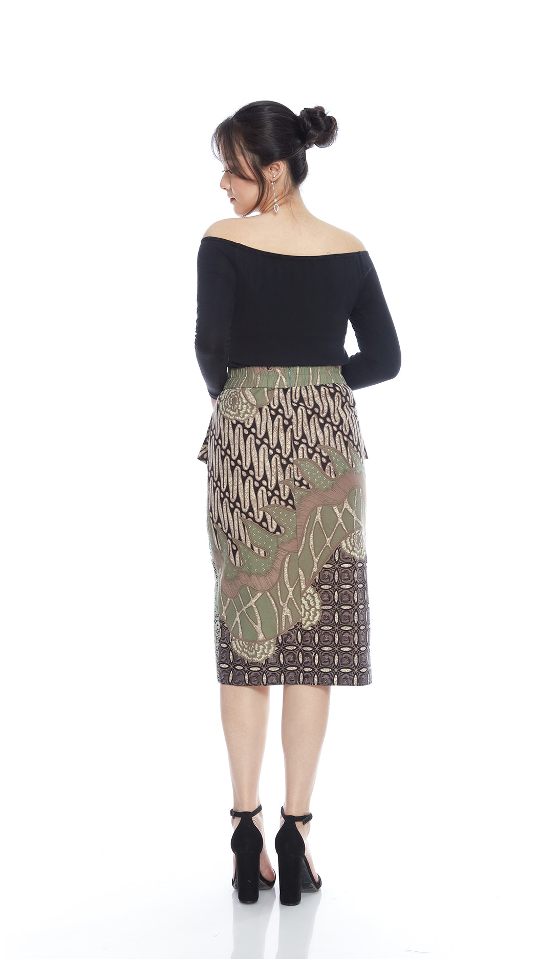 Bottom Tara Green Skirt