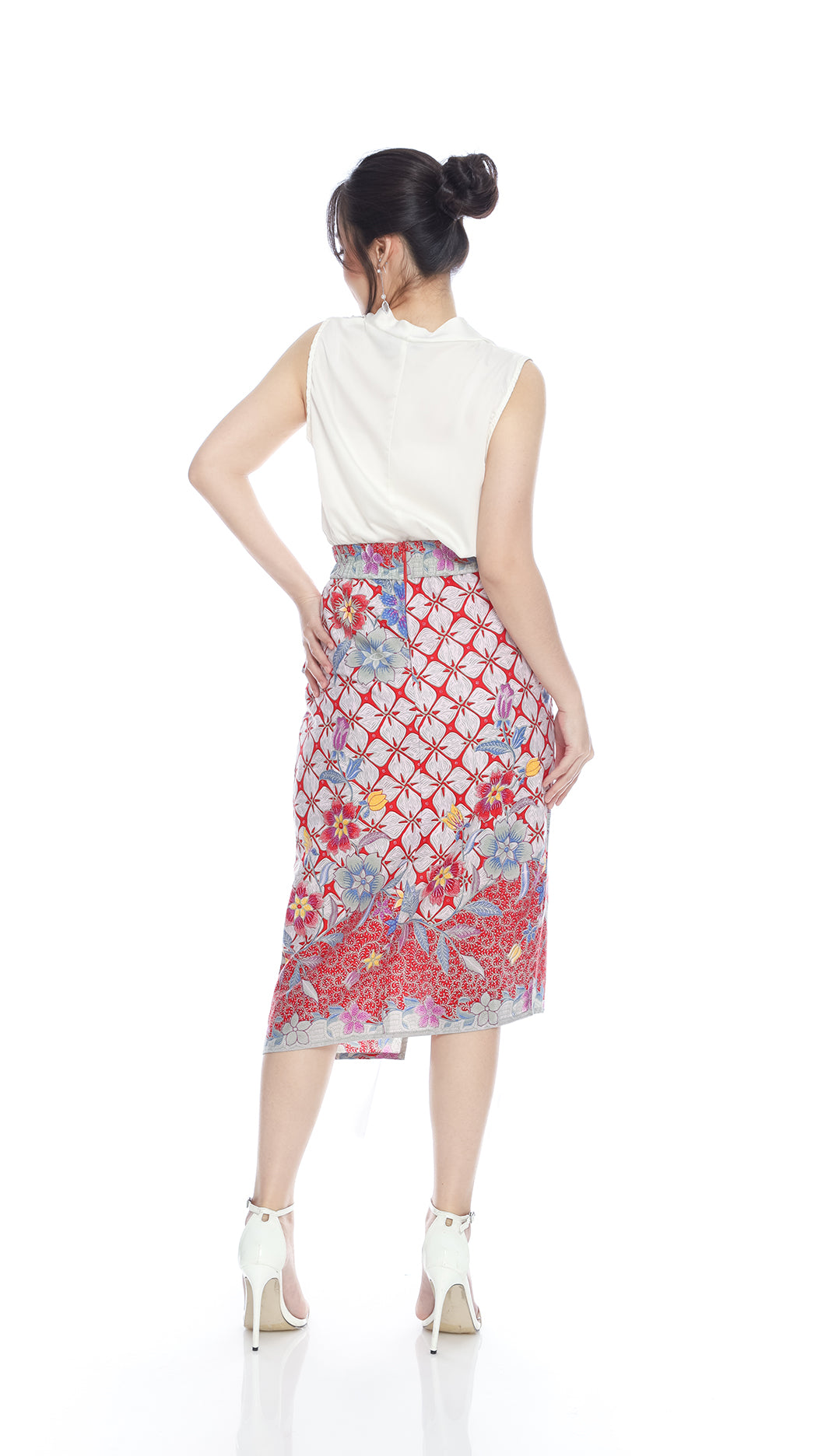 Bottom Citrawati Red Skirt