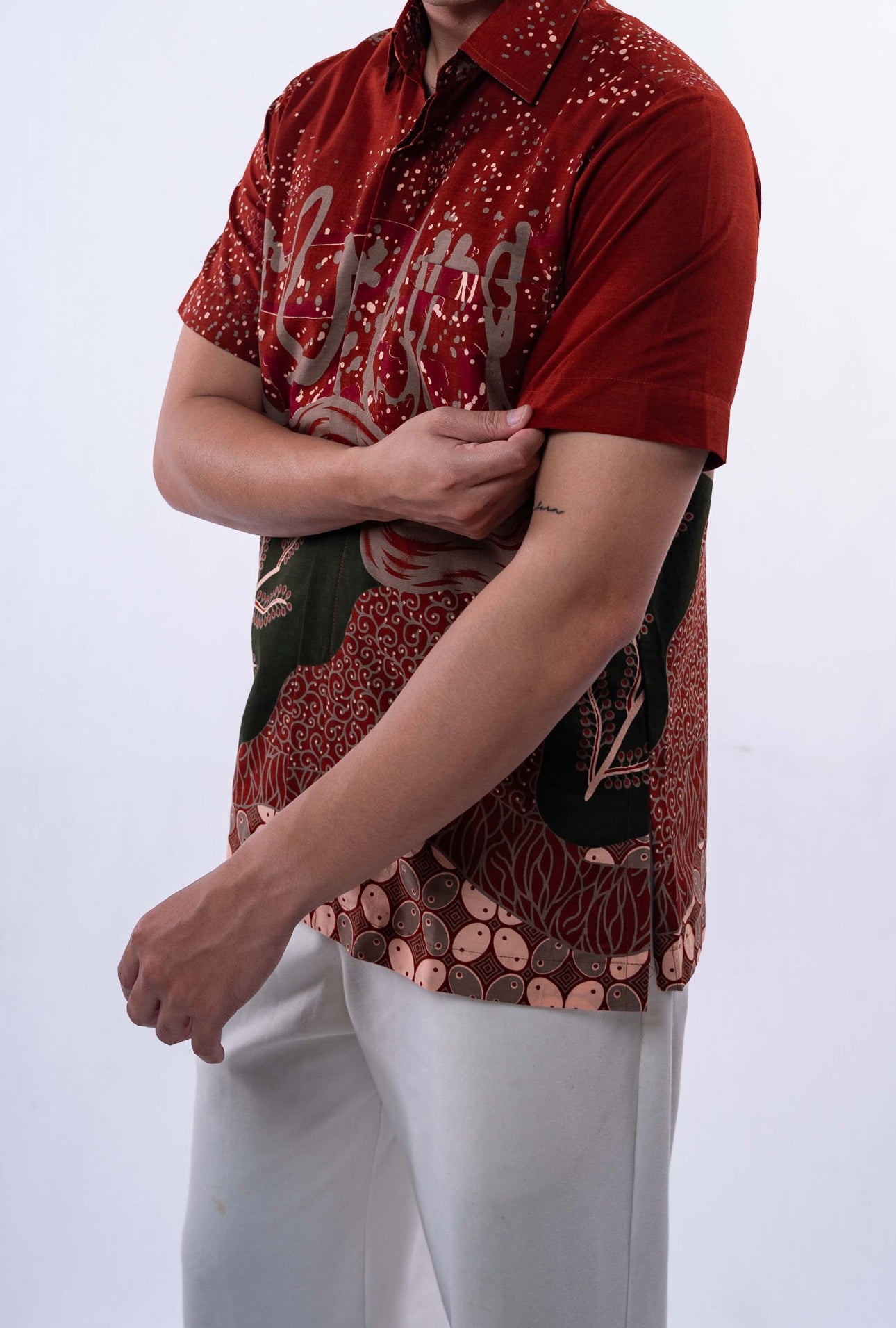 Men Shirt CNY Terracota Coral
