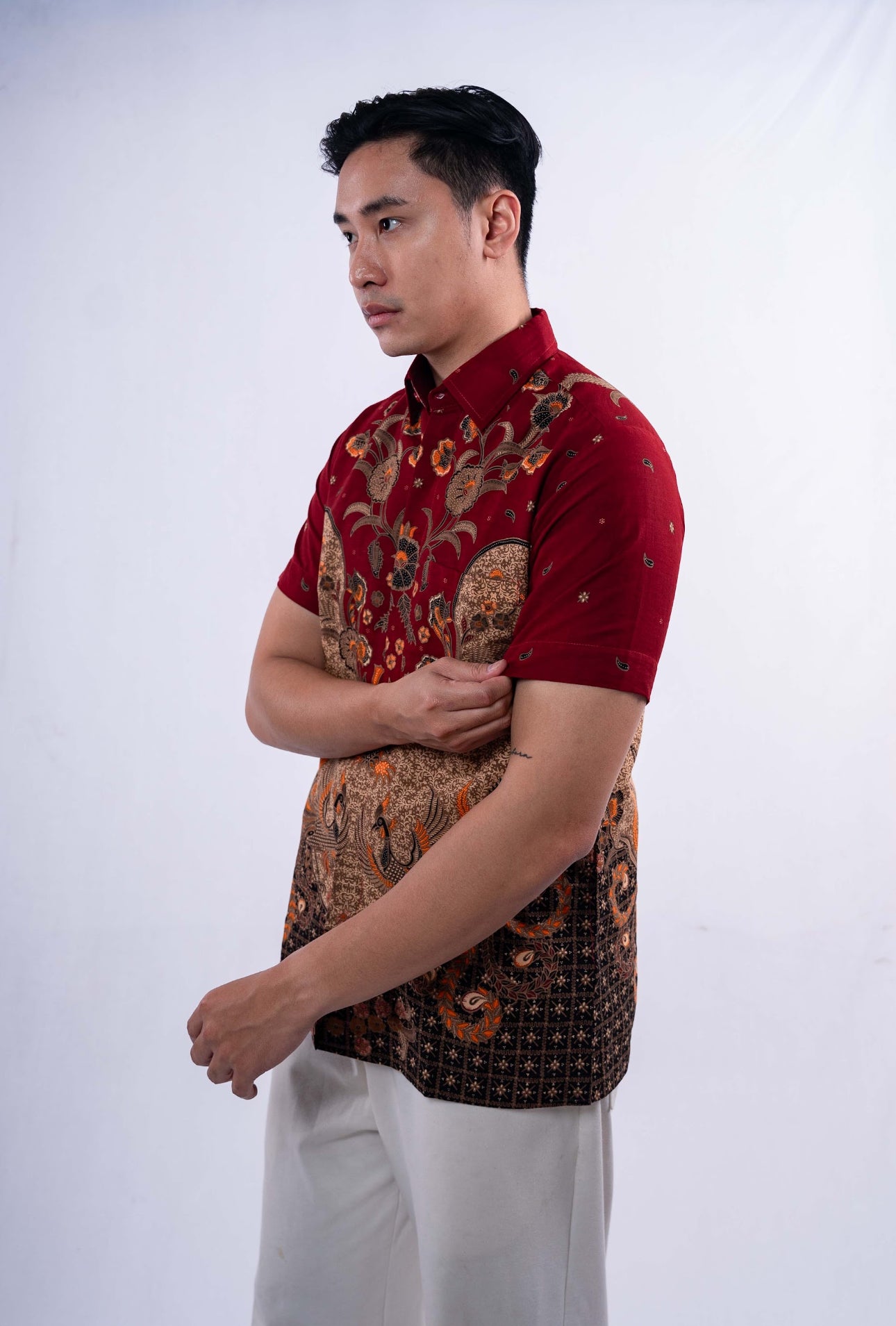 Men Shirt CNY Red Pandawa