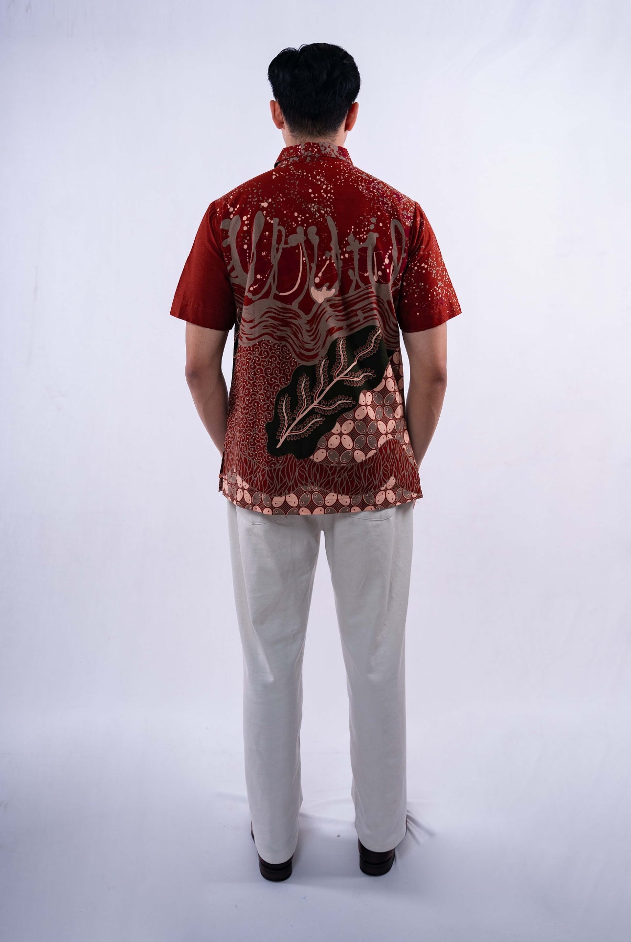 Men Shirt CNY Terracota Coral