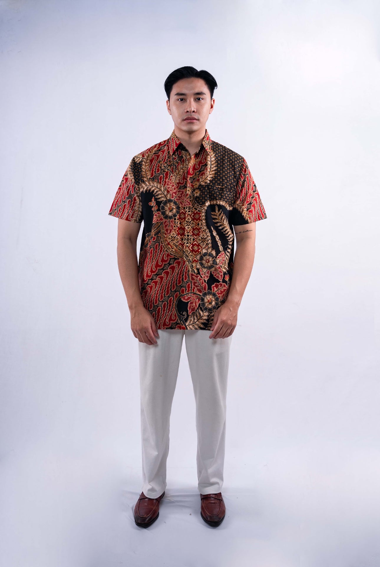 Men Shirt CNY Black Shadow