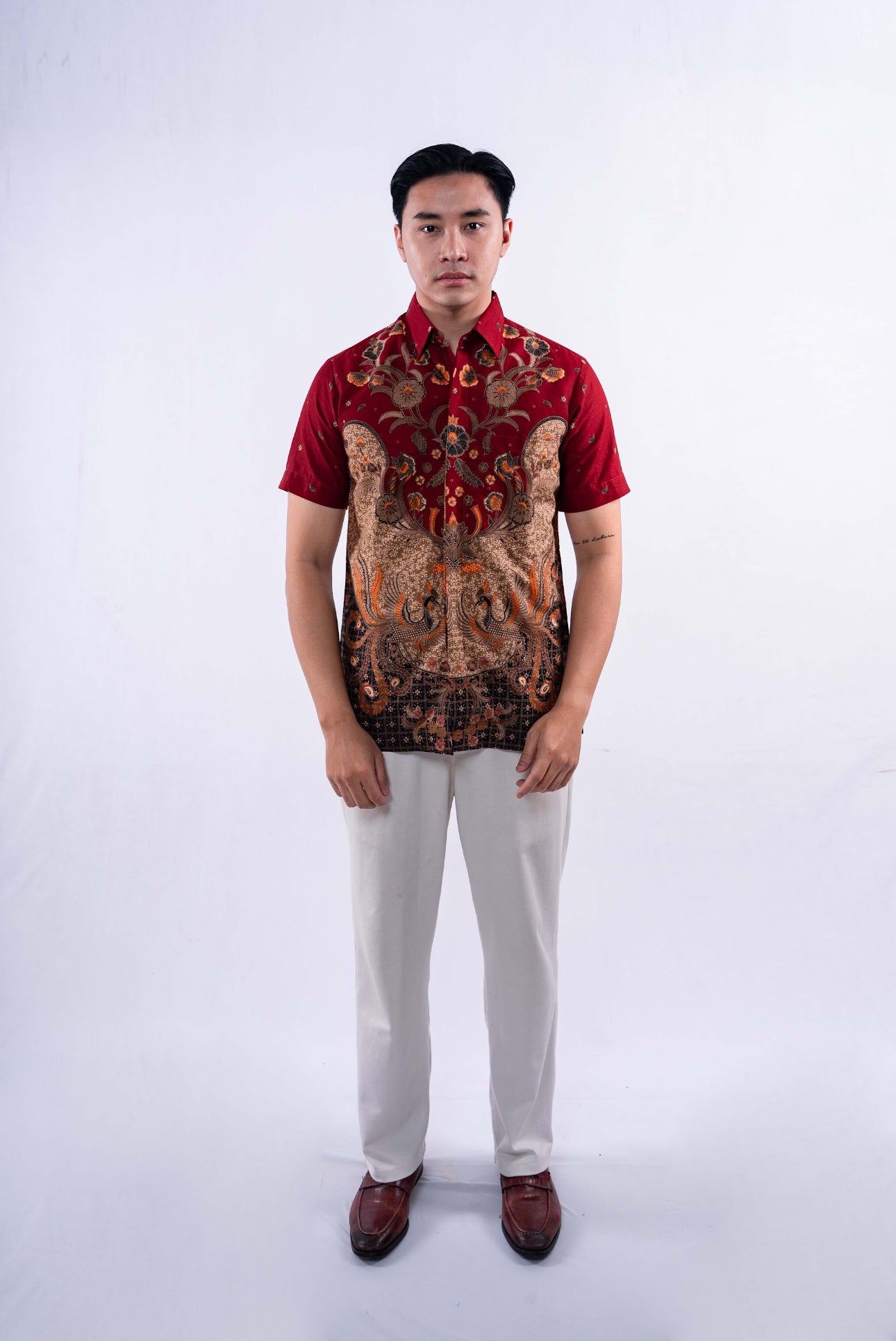 Men Shirt CNY Red Pandawa