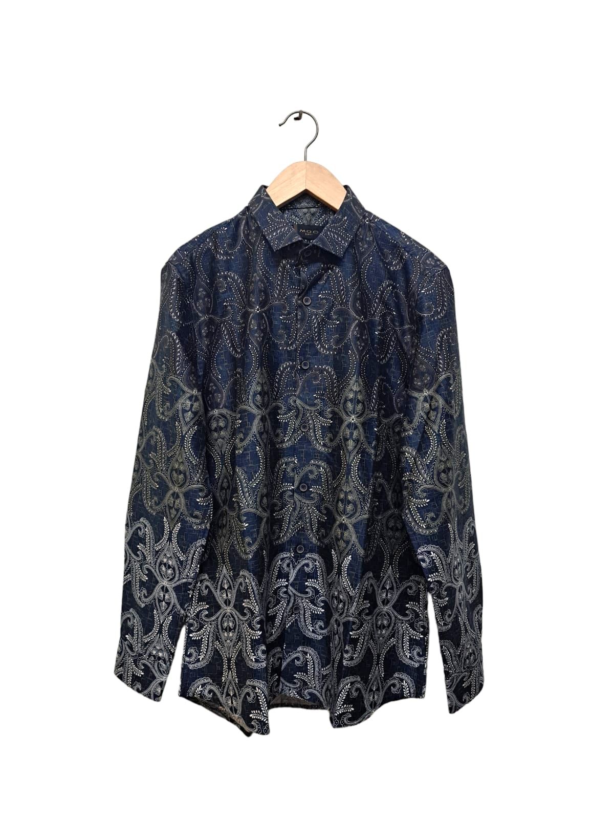 Men Shirt Danar Royal Blue Long Sleeve