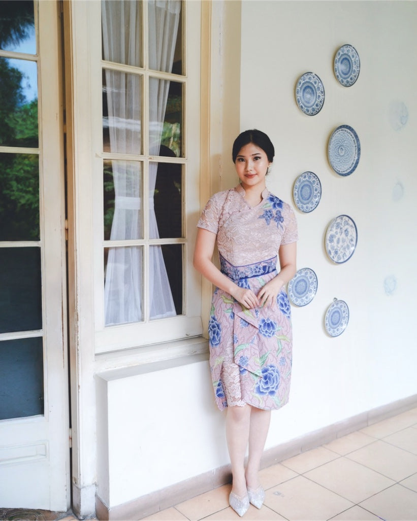 Dress CNY Cheongsam Baby Pink Yi Fei