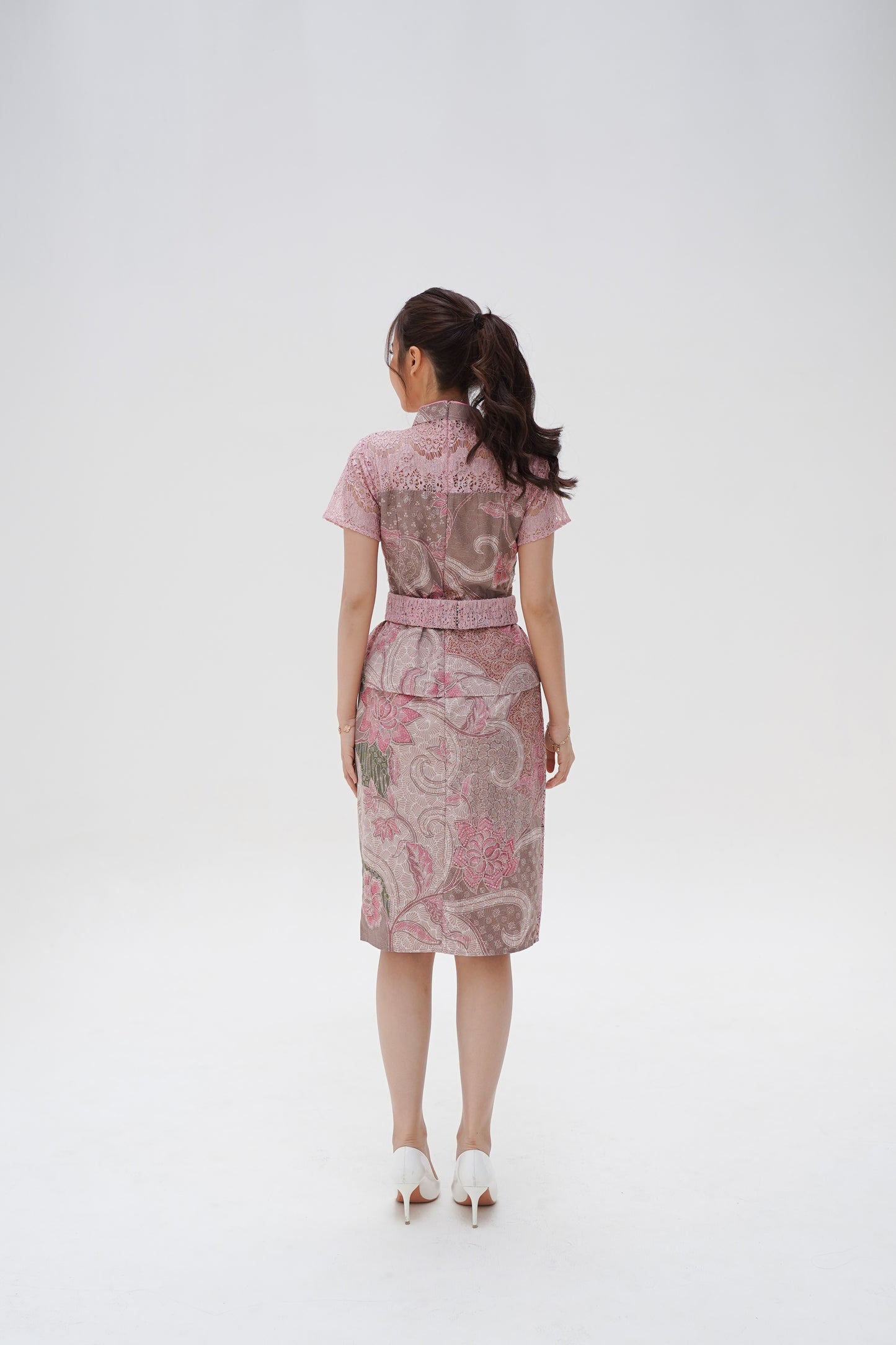 Dress CNY Cheongsam Pink Diao Chan