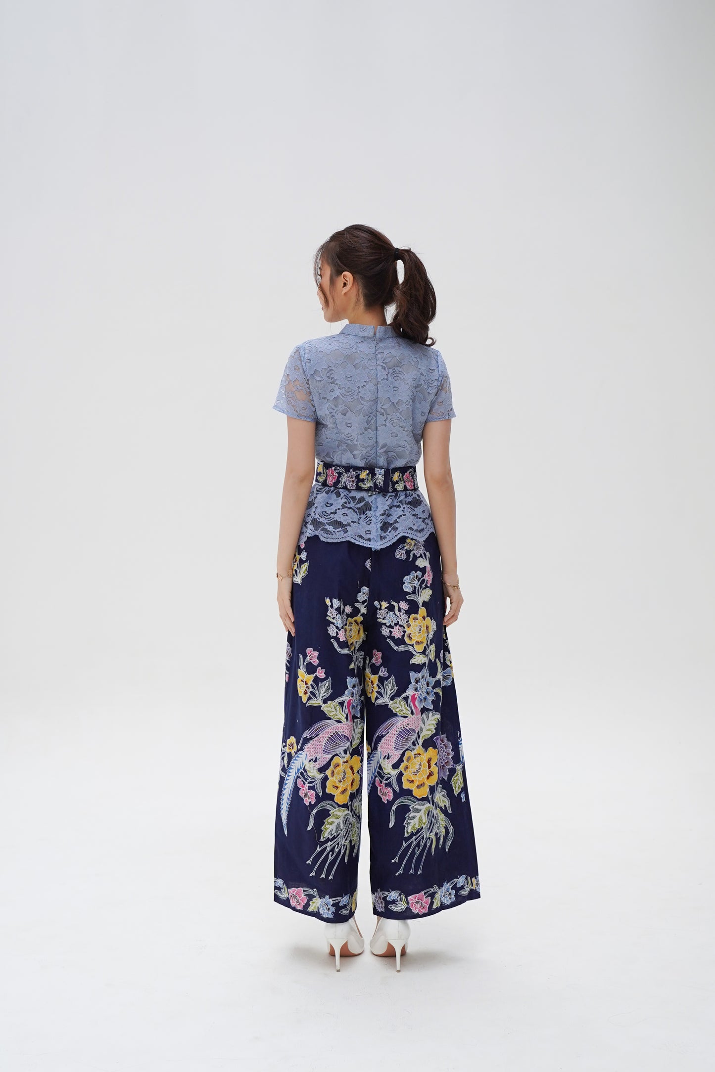 Set CNY Cheongsam Blue Shishi
