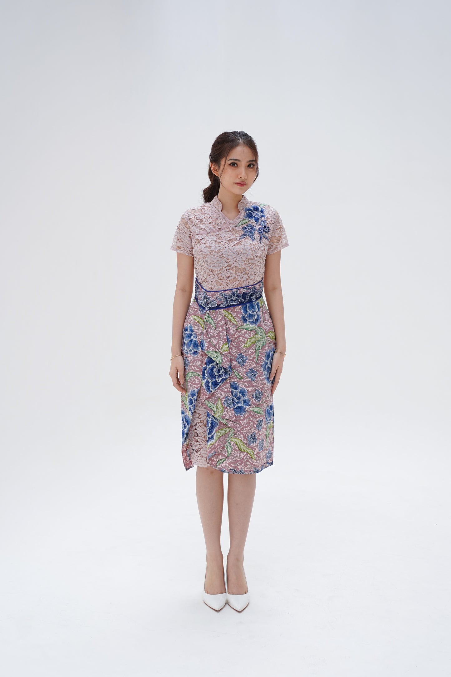 Dress CNY Cheongsam Baby Pink Yi Fei