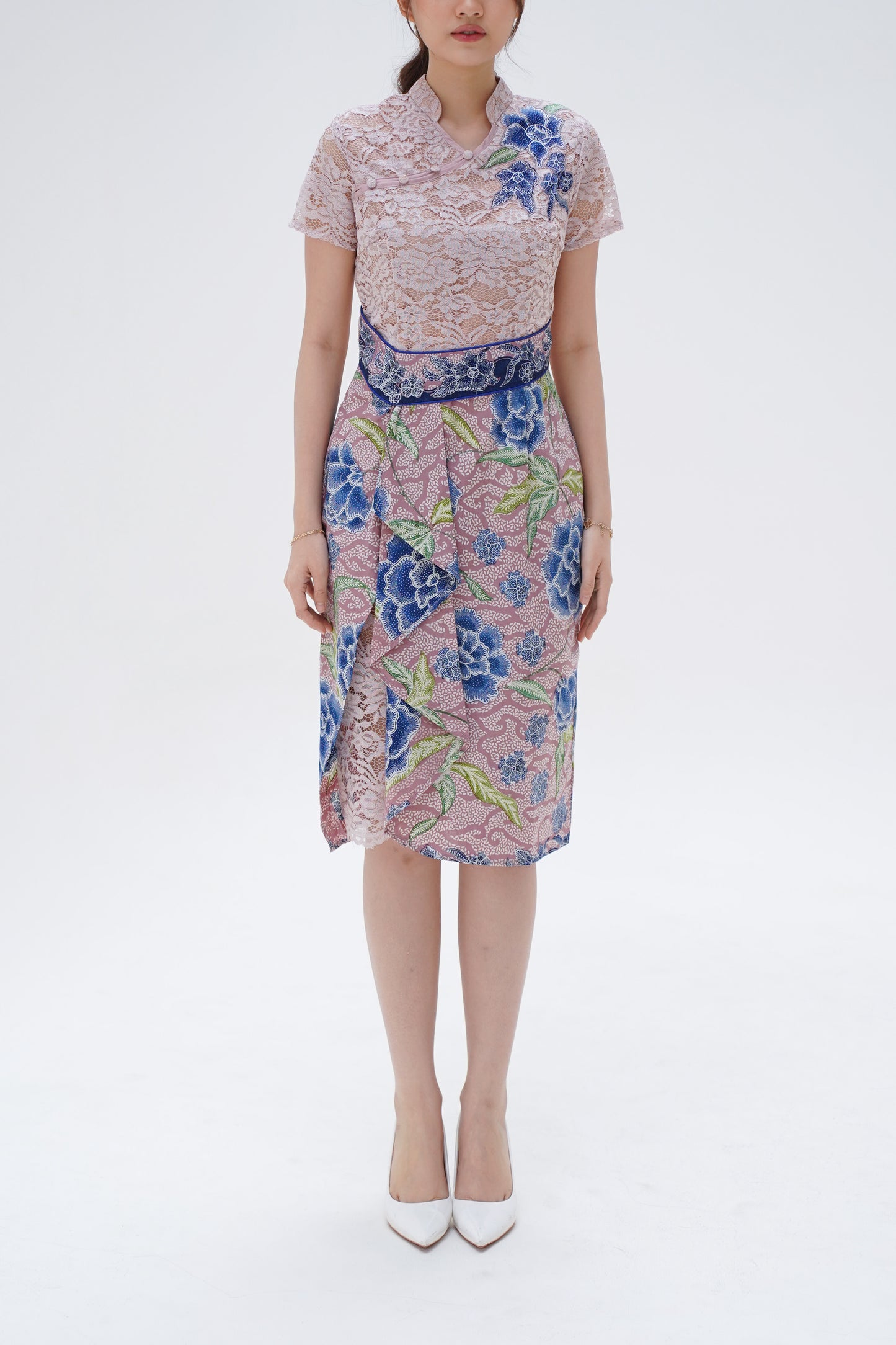 Dress CNY Cheongsam Baby Pink Yi Fei