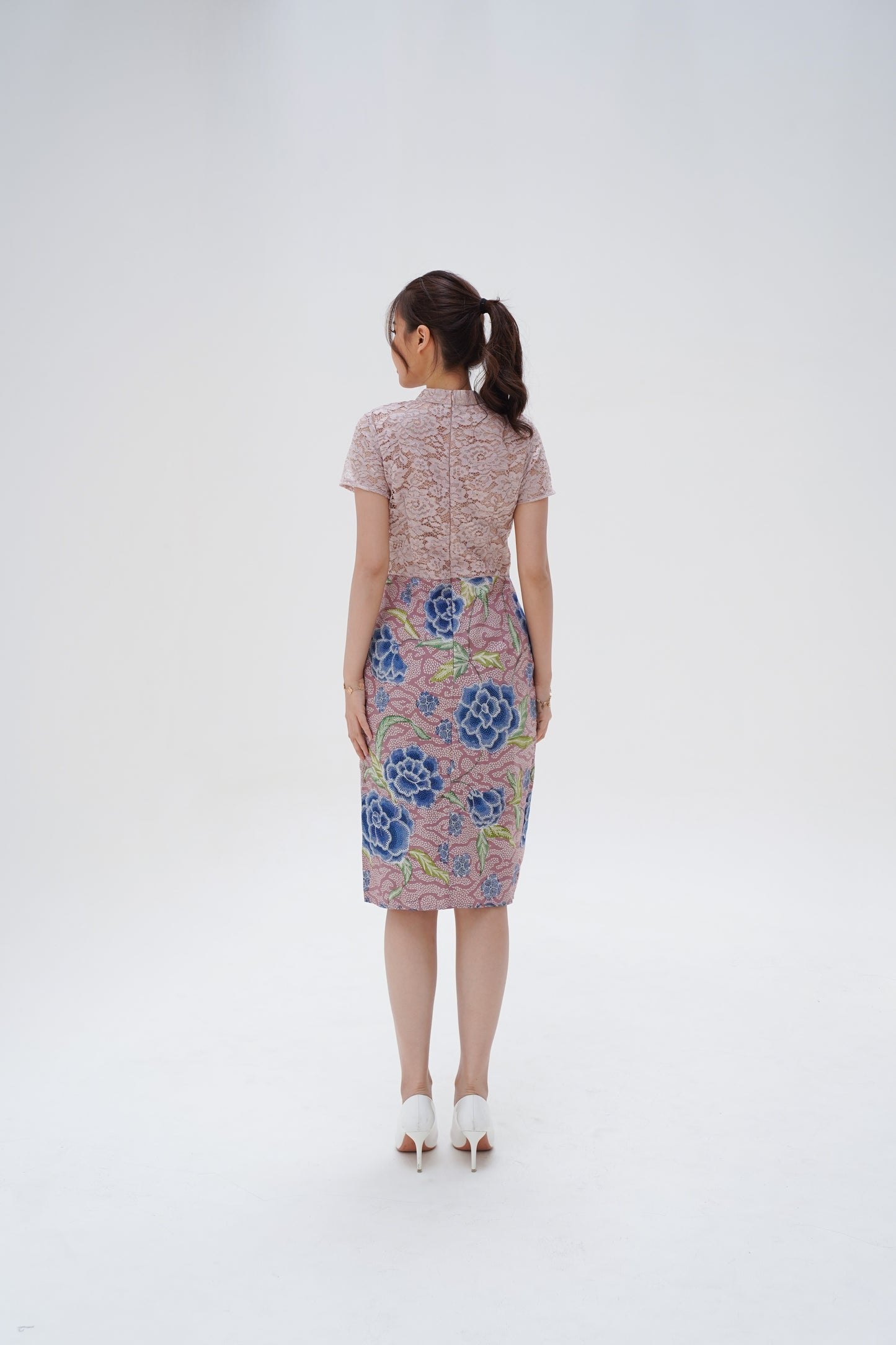 Dress CNY Cheongsam Baby Pink Yi Fei