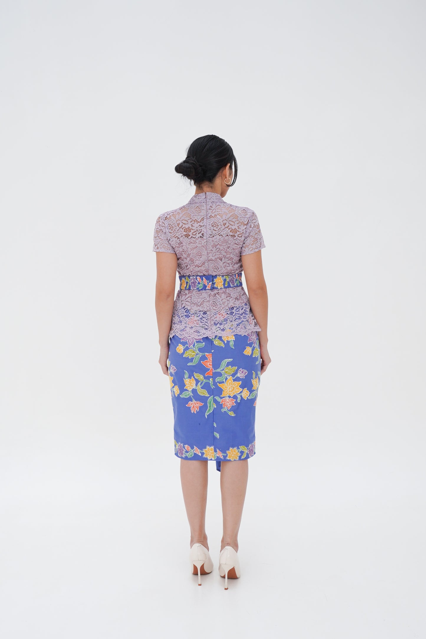 Set Kebaya Jingga Sridewi