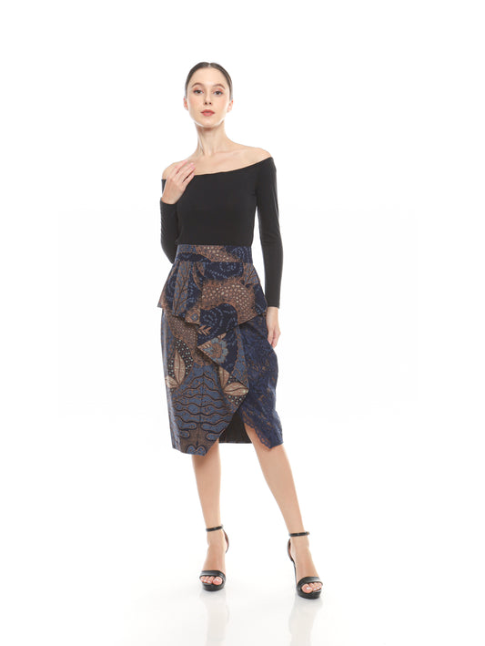 Skirt Lace Blue Linggawati