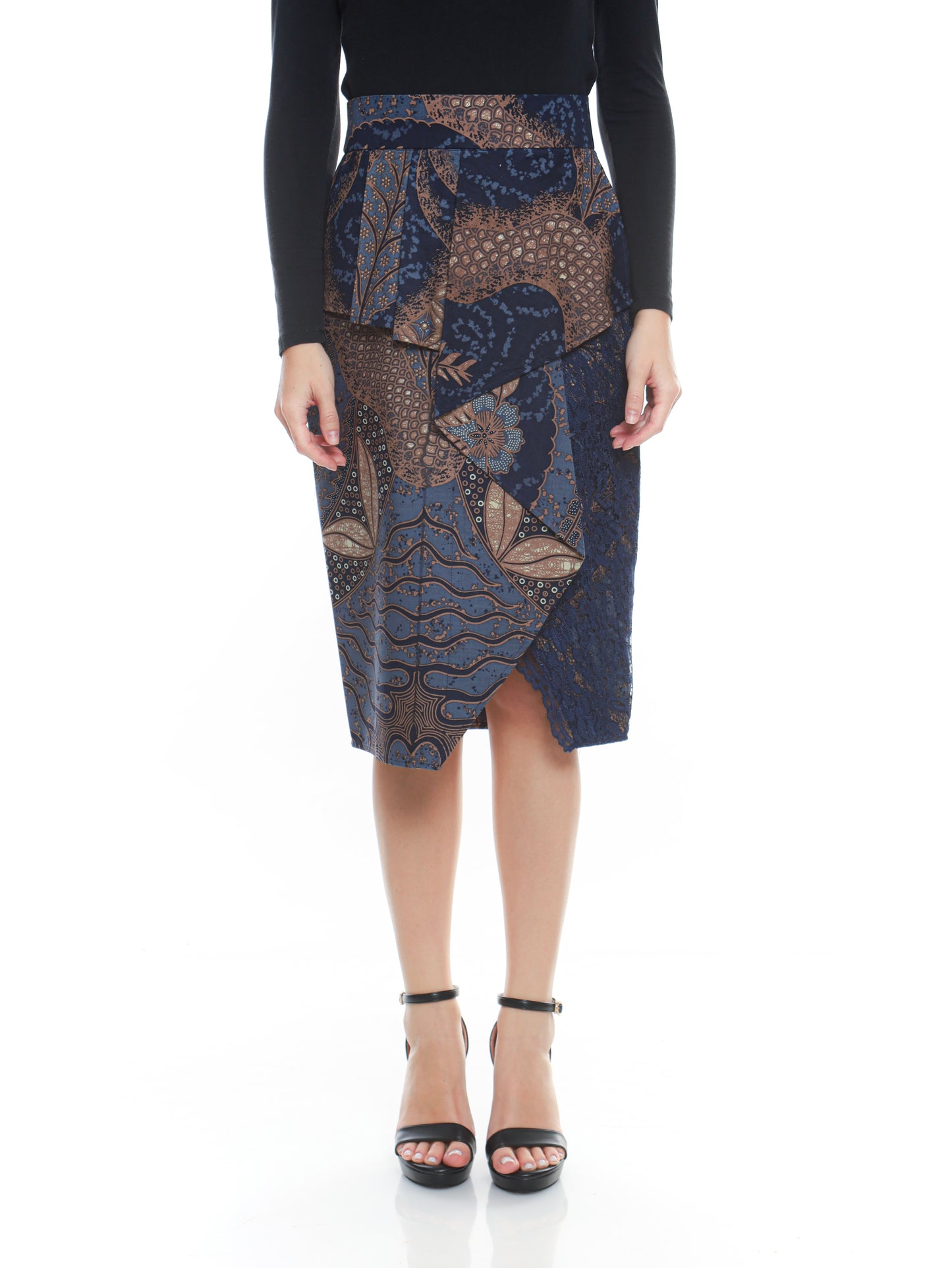 Skirt Lace Blue Linggawati
