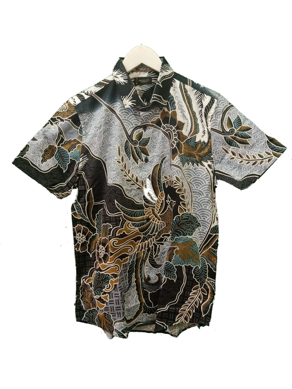 Men Shirt Antasena Grey Black