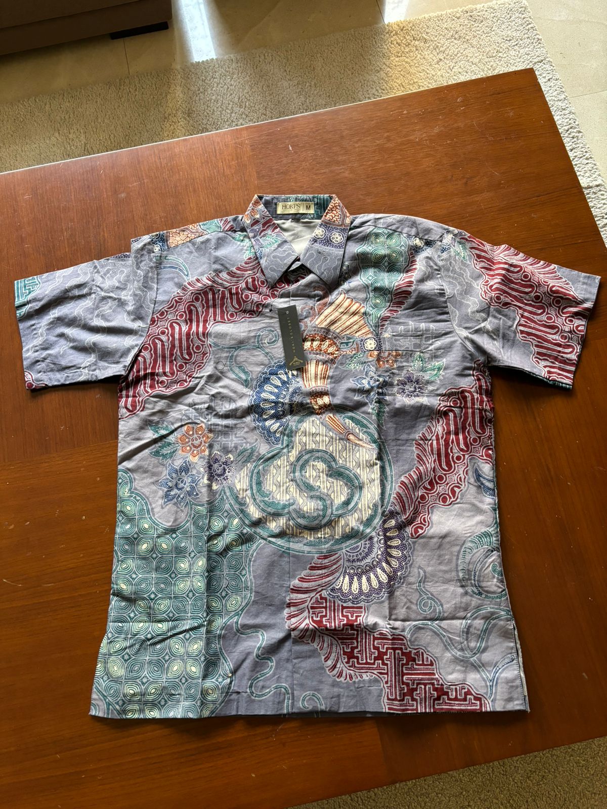 Men Shirt Ocean Coral Parang Light Blue