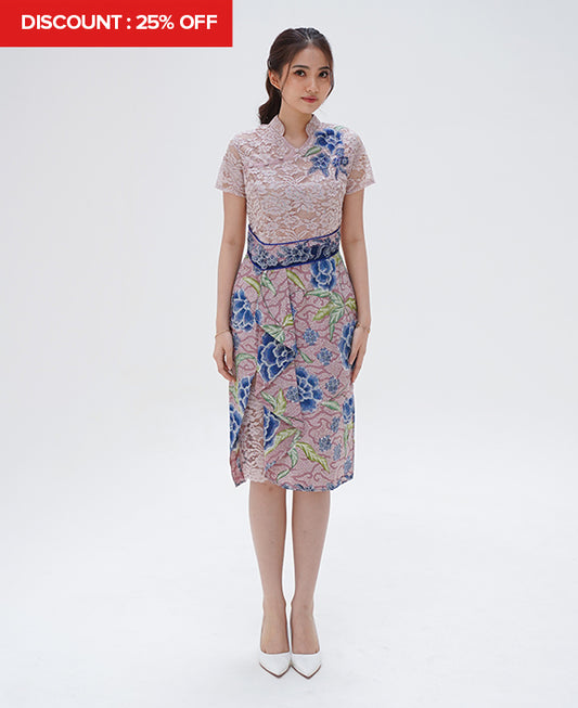 Dress CNY Cheongsam Baby Pink Yi Fei