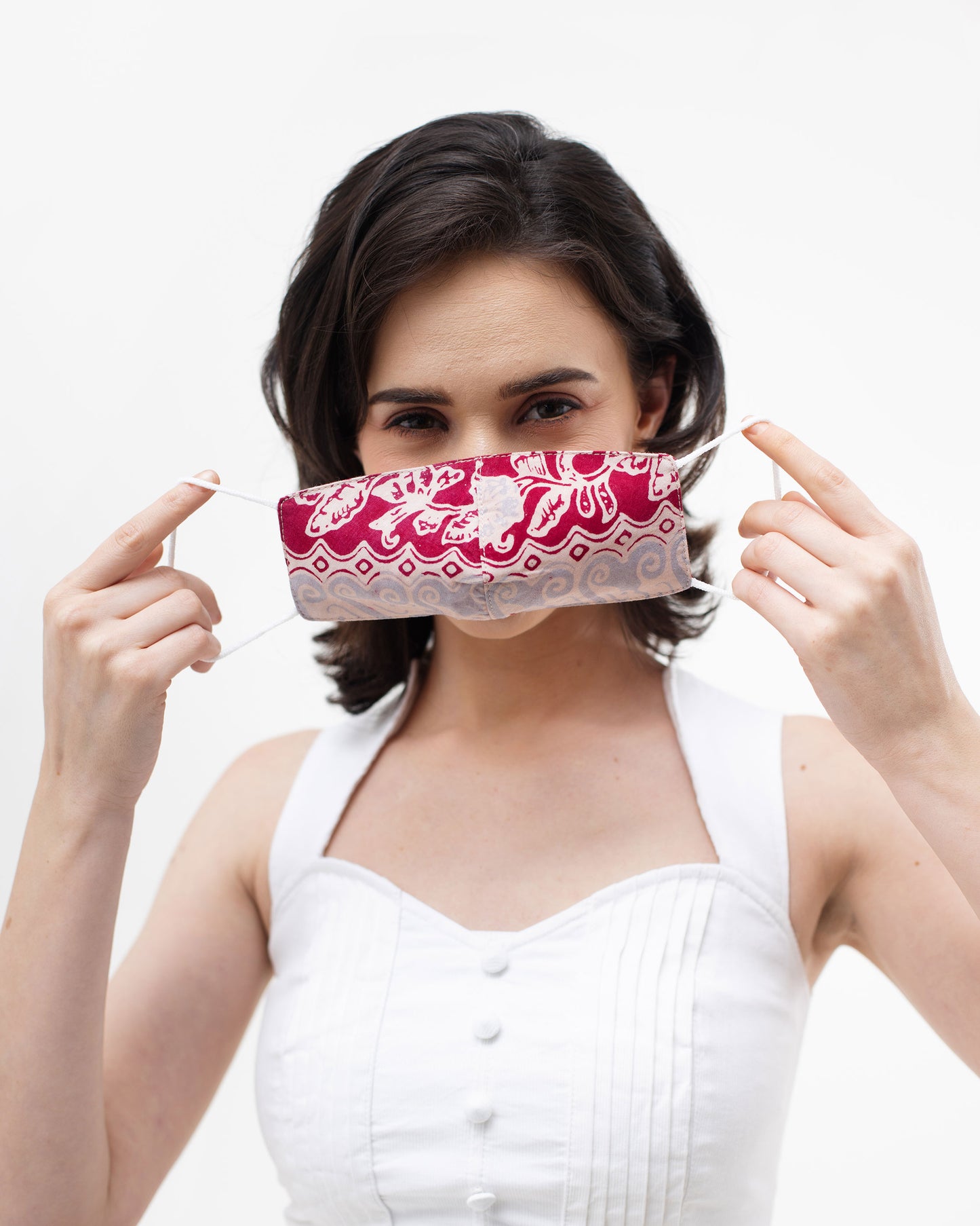 Bottom Paris Lereng Batik Maroon Skirt