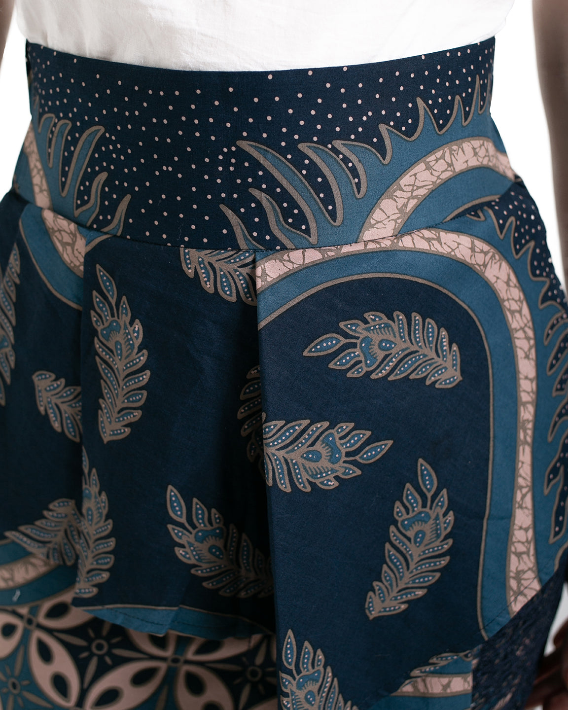 Bottom Royal Blue Candrawati Skirt