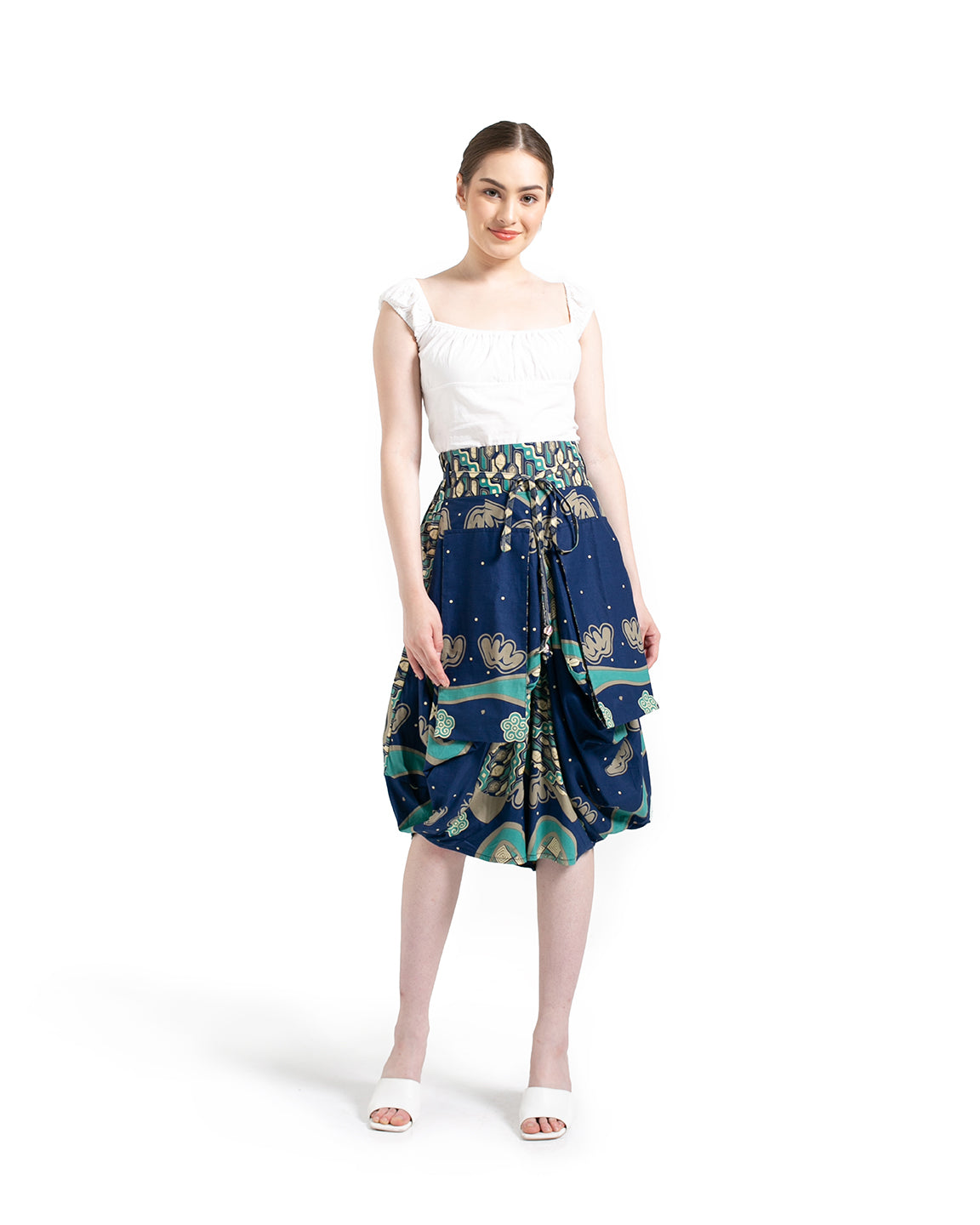 Bottom Royal Blue Sundari Skorts