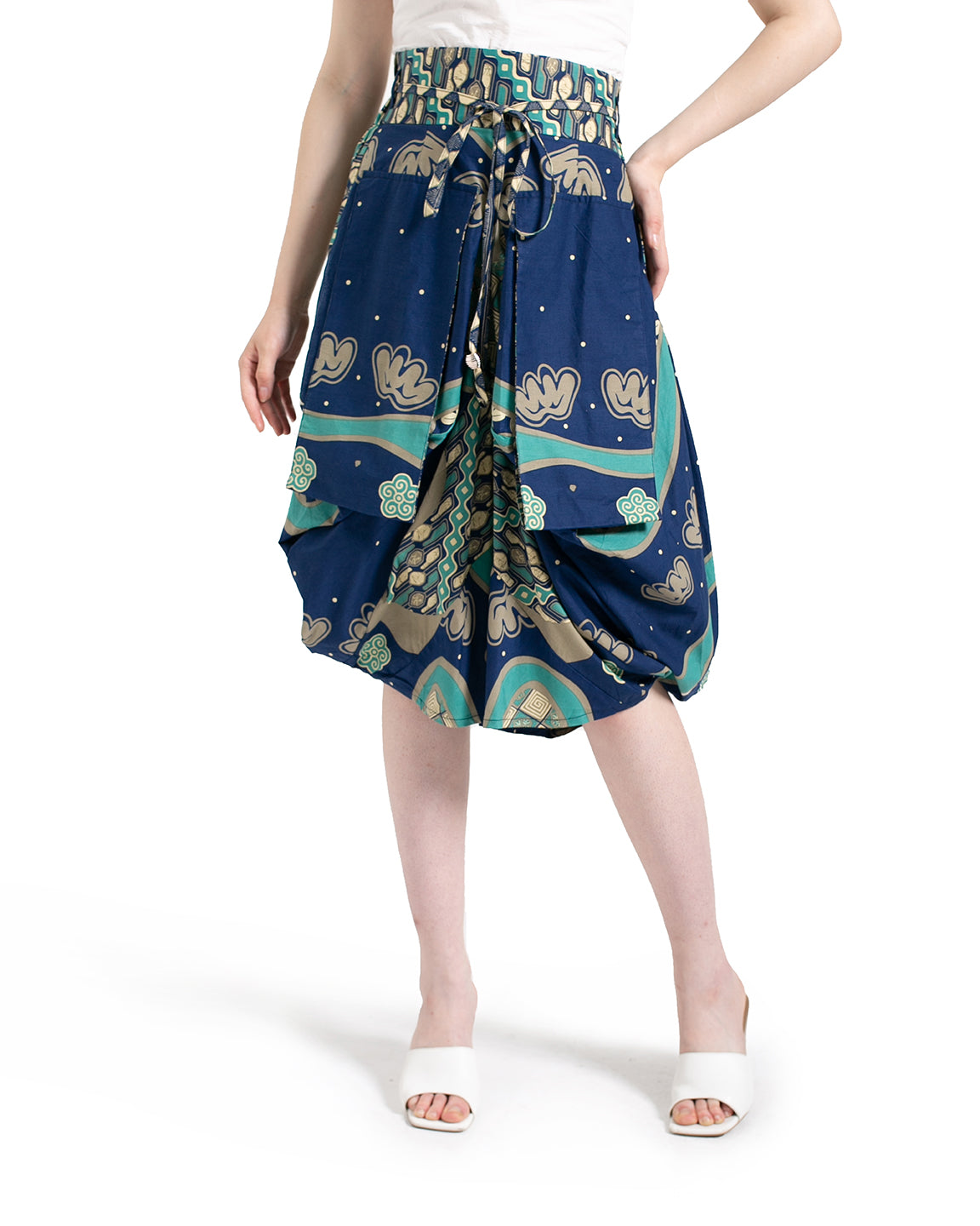 Bottom Royal Blue Sundari Skorts