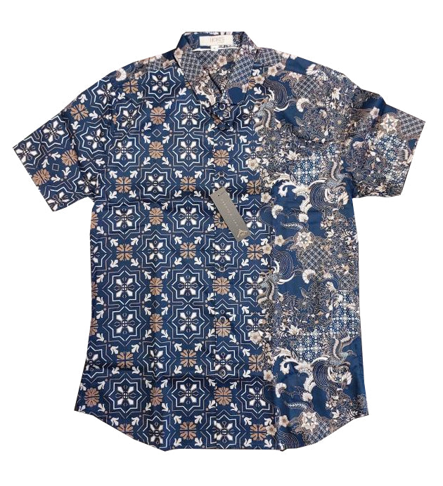 Men Blue Ceramic Shirt