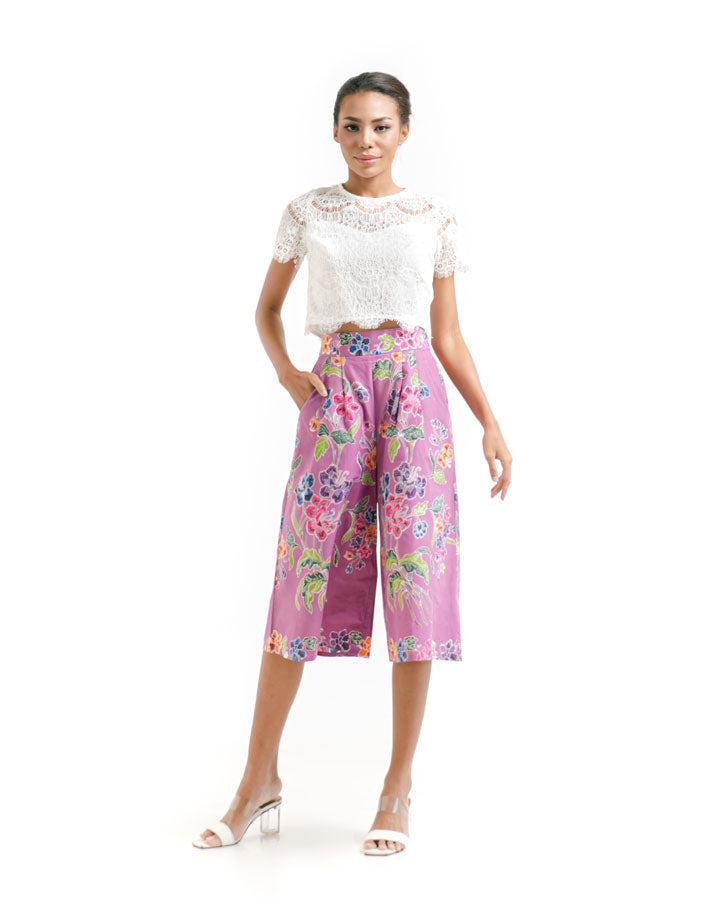 Bottom Pink Flowery Batik