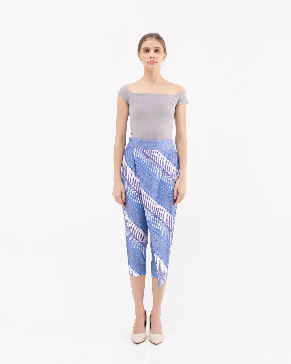 Bottom Pencil Blue Lereng Pants