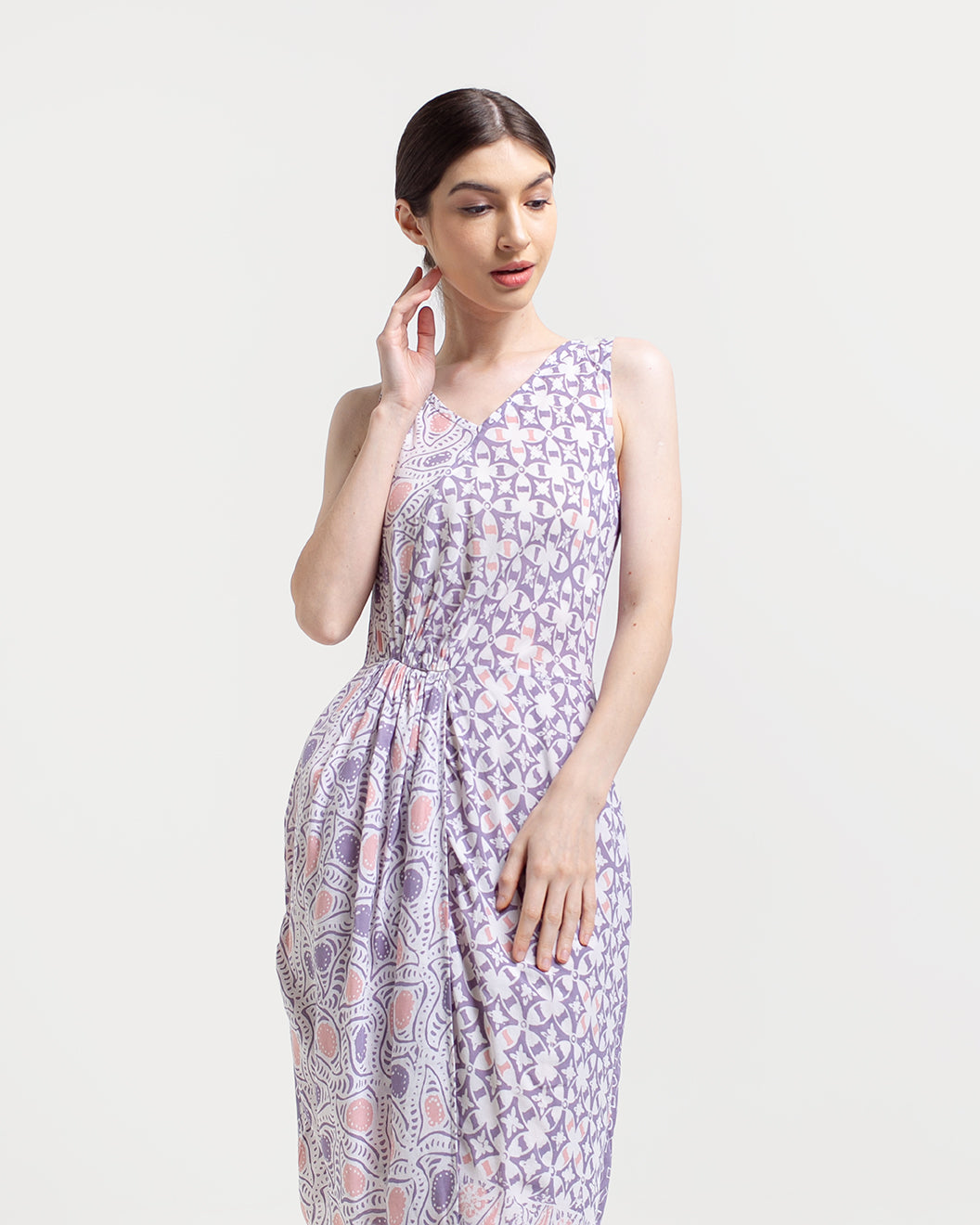 Dress Paris Purple Pastel
