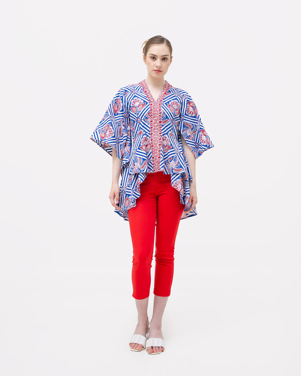 Desire Blue Kimono Top