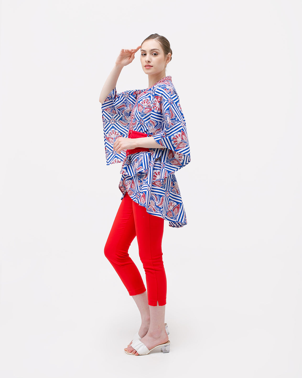 Desire Blue Kimono Top