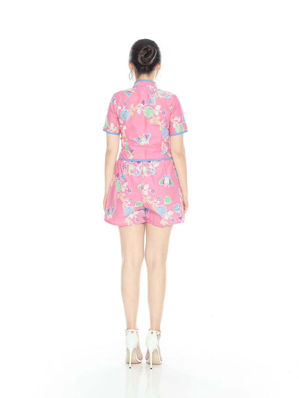 Girly Cheongsam Skort Pink