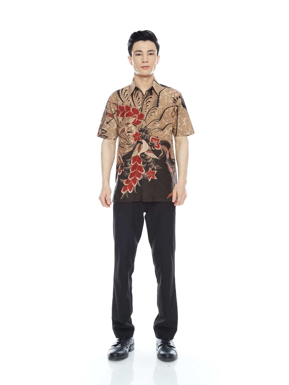 Phoenix Peanut Maroon Men Shirt