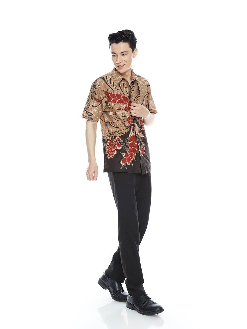 Phoenix Peanut Maroon Men Shirt