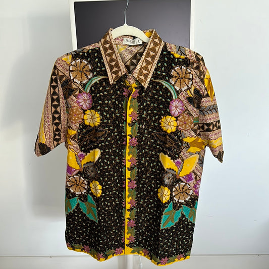 Men Shirt Brown Jallapati