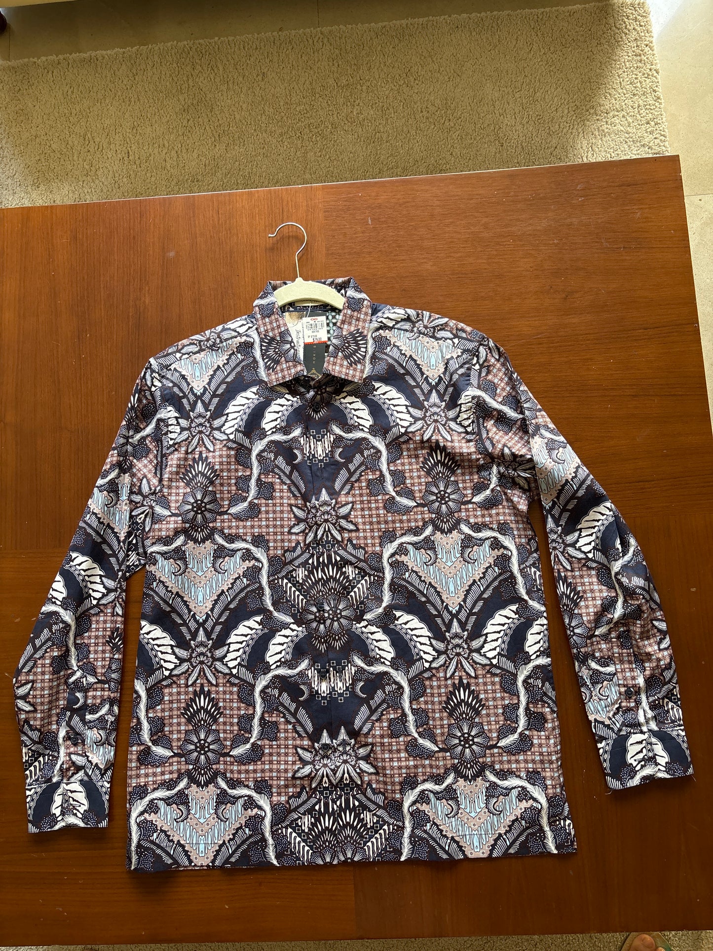 Men’s Long Sleeve Blue Purbaya