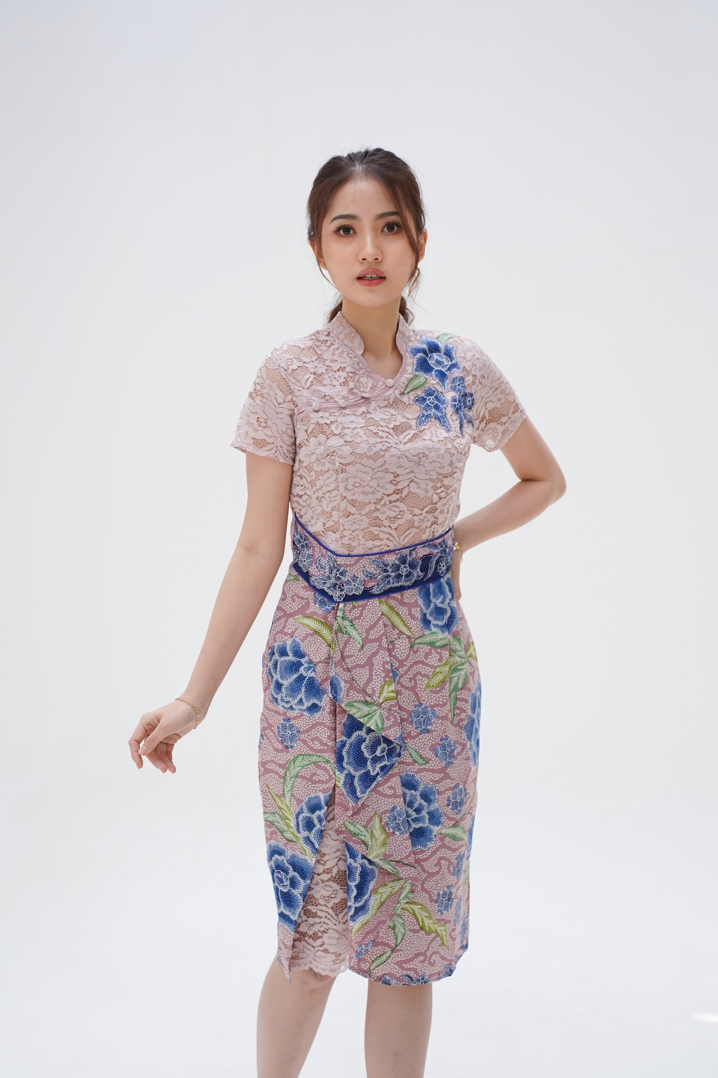 Dress CNY Cheongsam Baby Pink Yi Fei