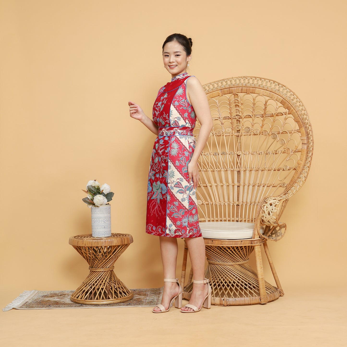 Dress Cheongsam Two Tone Nawang Sari