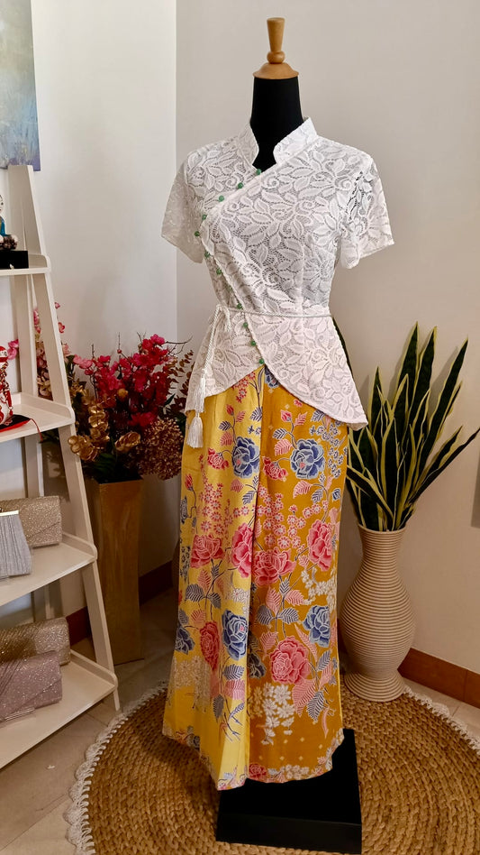 Yellow Duo Tone Pants