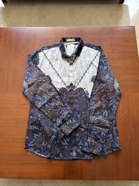 Men’s Long Sleeve Bhatara Krisna Silver Blue