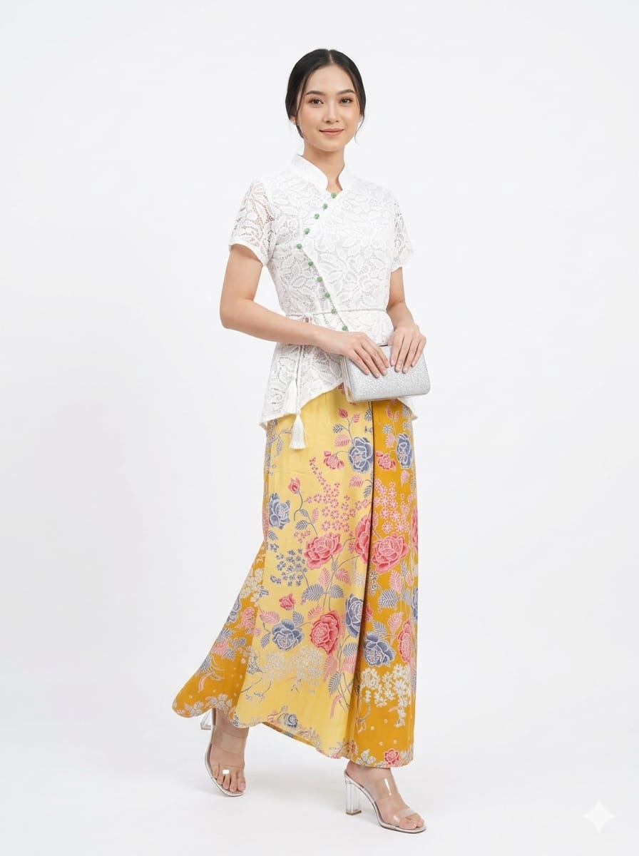 Yellow Duo Tone Pants