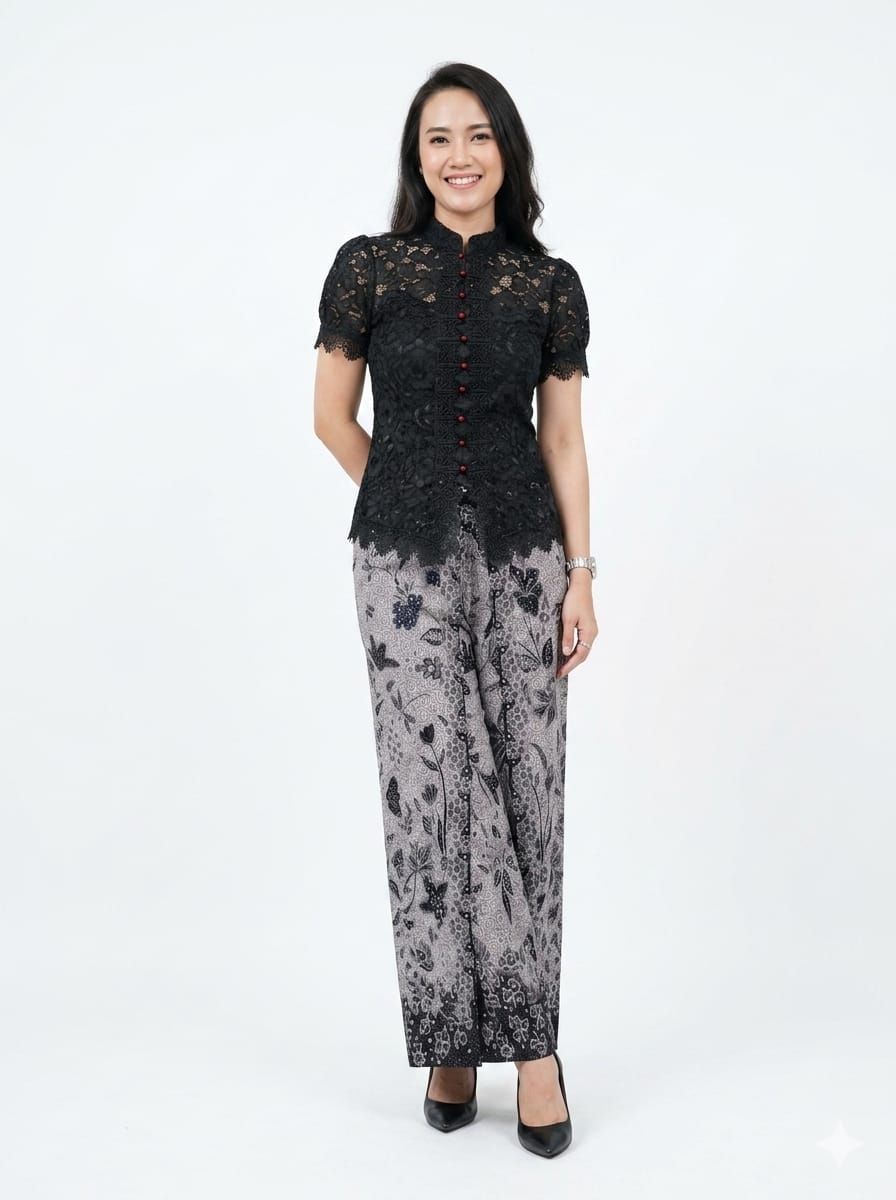 Black Top Kebaya Nyonyah