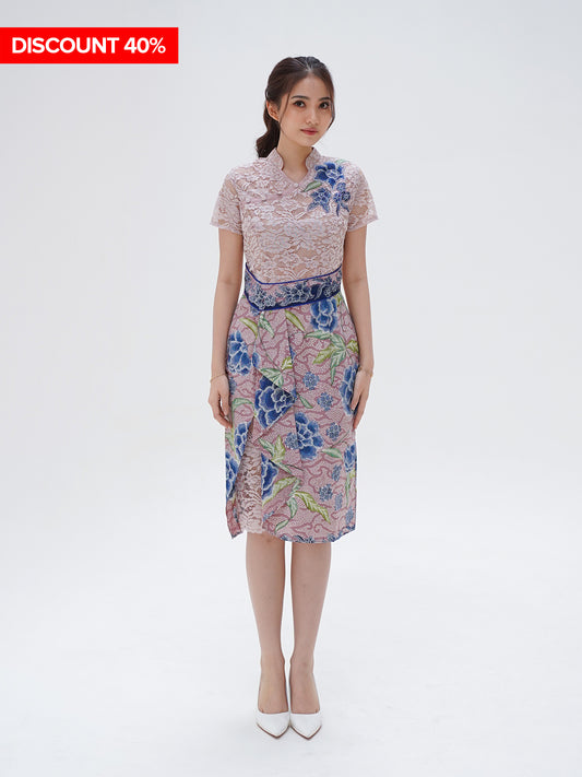 Dress CNY Cheongsam Baby Pink Yi Fei