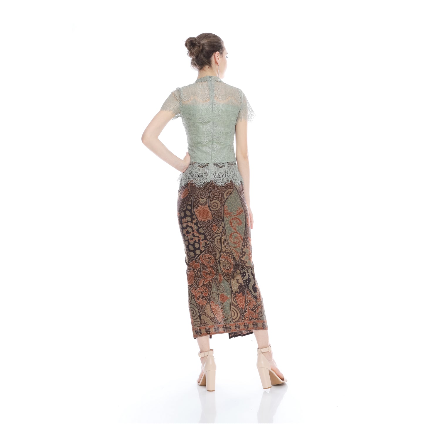 Set Kebaya Green Sage Skirt