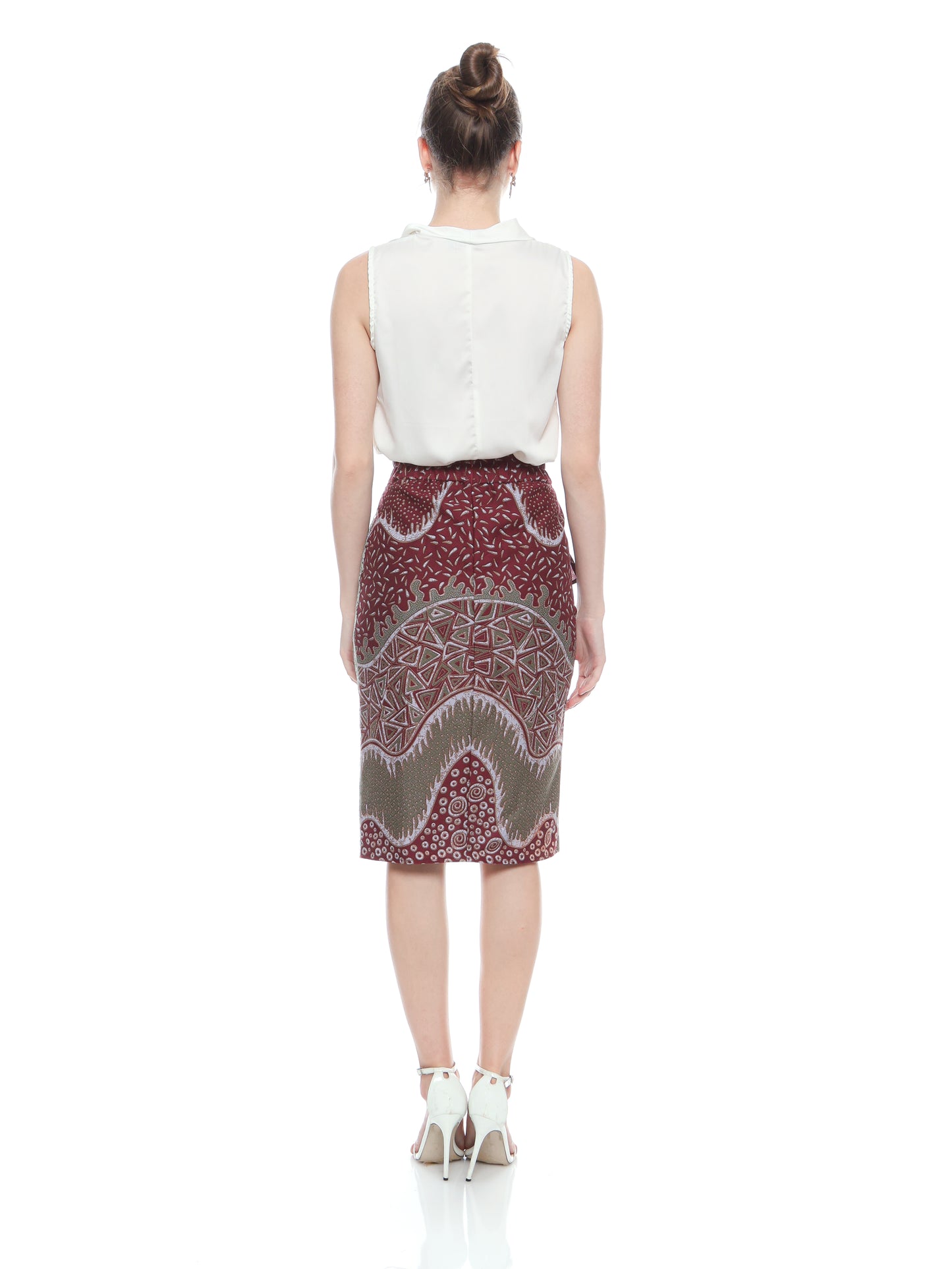 Bottom Skirt Maroon