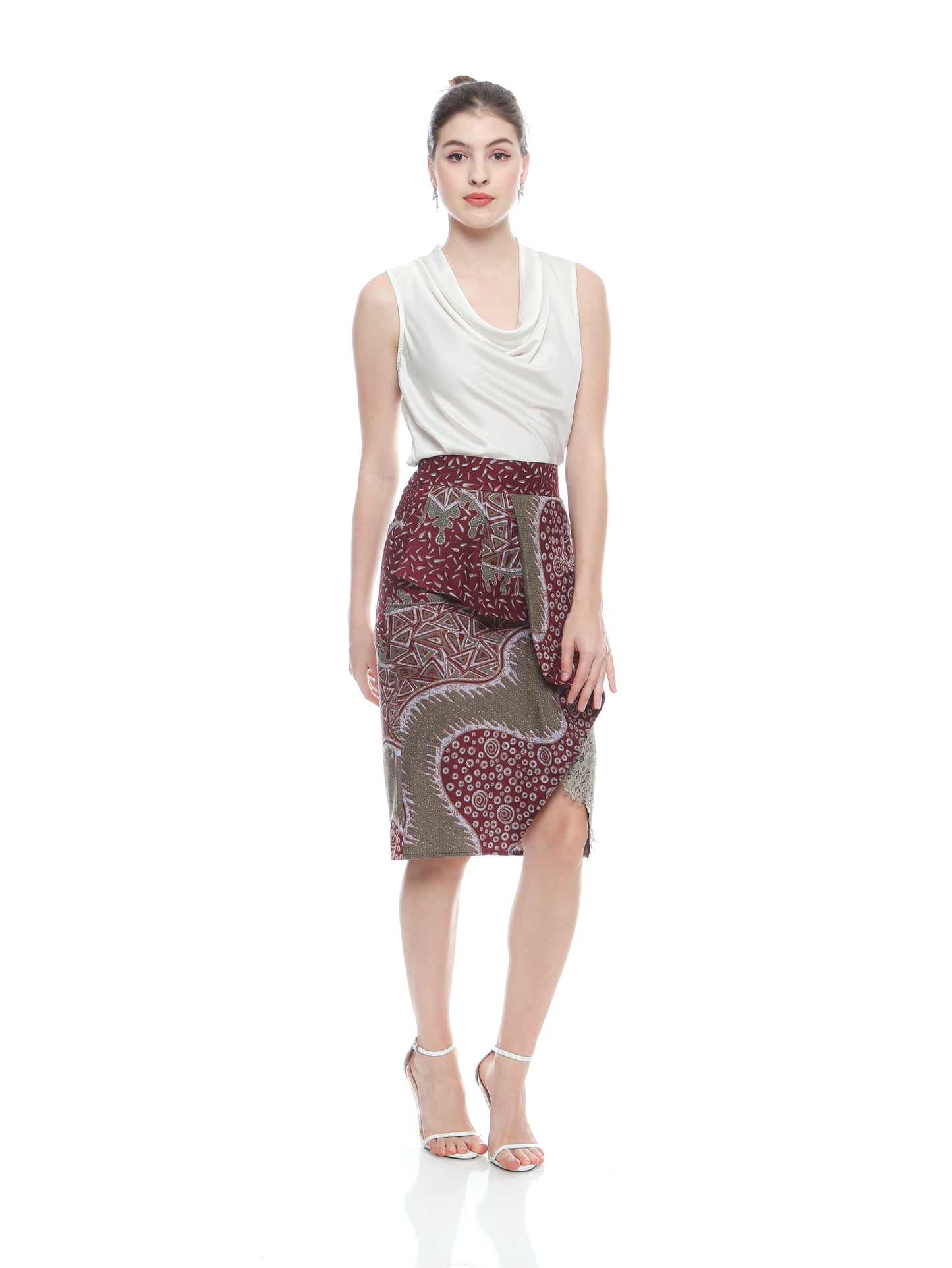 Bottom Skirt Maroon