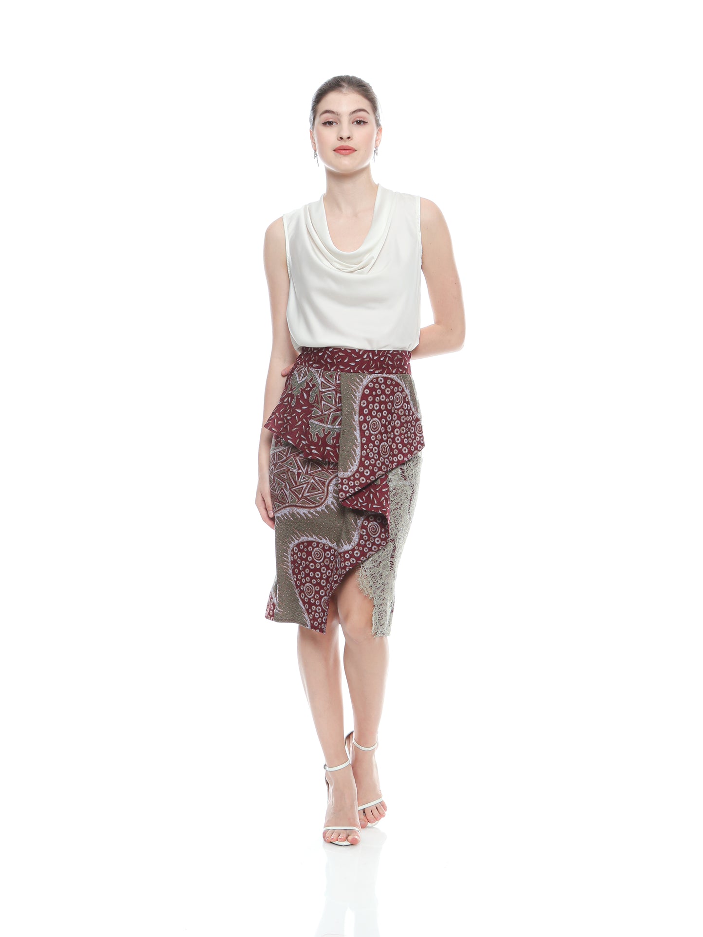 Bottom Skirt Maroon