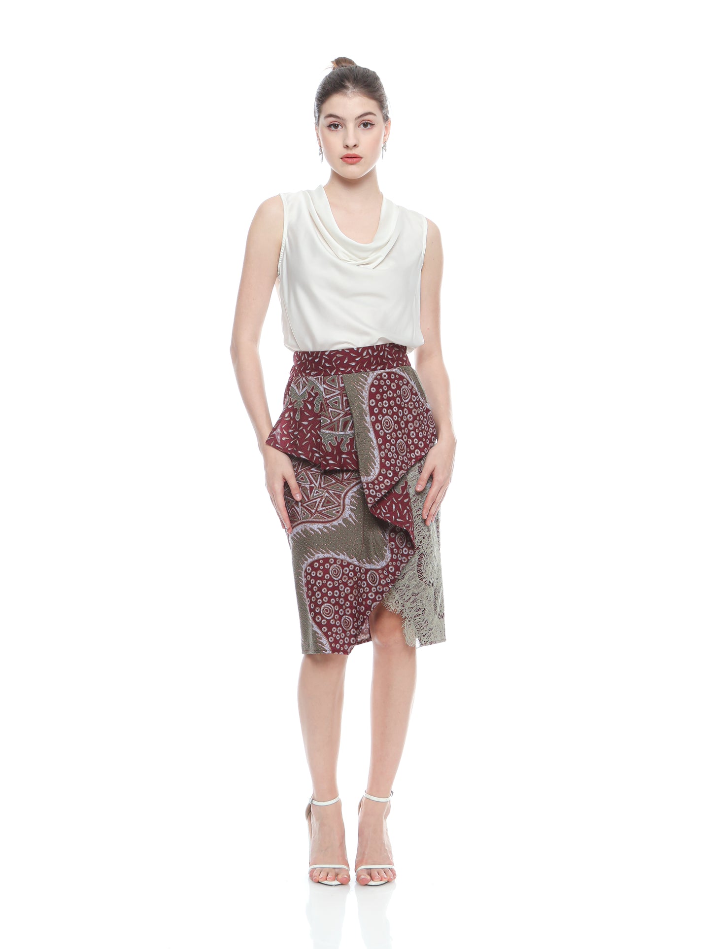 Bottom Skirt Maroon