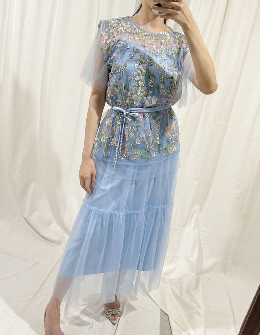 Top Lace Fayrie Blue