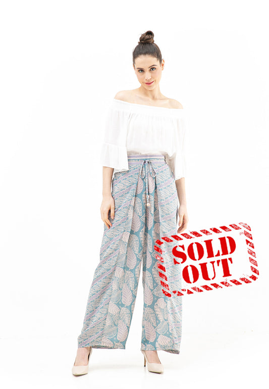 Bottom Paris Lereng Batik Green Pants