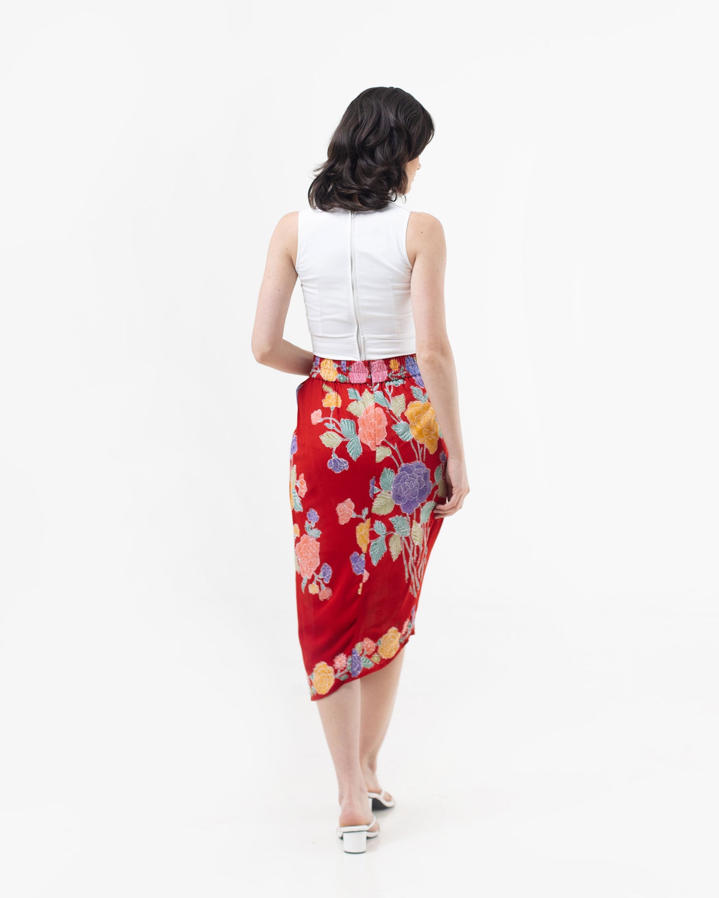 Bottom Paris Encim Red Batik Skirt
